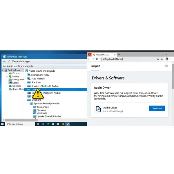 Обновление драйверов микрофона через диспетчер устройств Windows