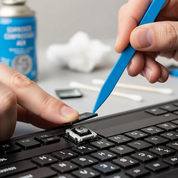 Основные причины залипания клавиш на ноутбуке: пыль, жидкость, поломка механизма, настройки Windows