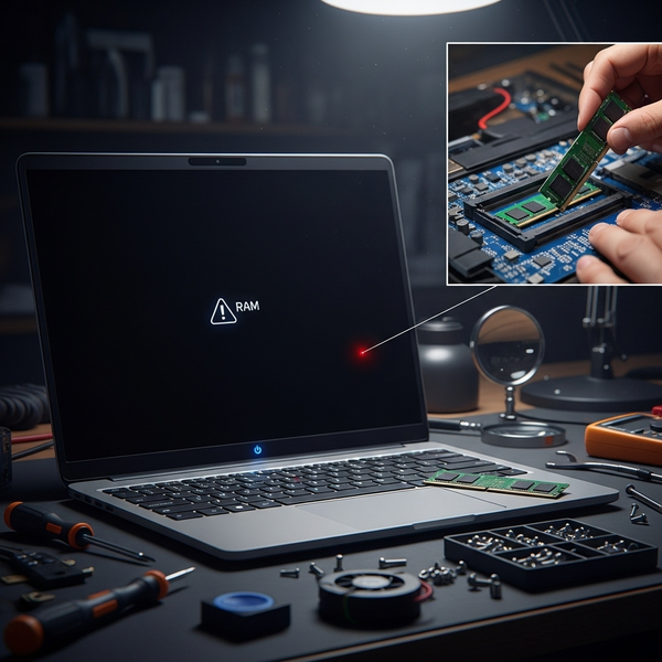 черный из-за оперативной памяти