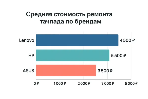 Сколько стоит ремонт тачпада - средние цены на замену шлейфа и сенсорной панели